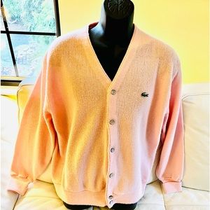 Classic Vintage Lacoste Cardi- Mens . Large, flawless condition